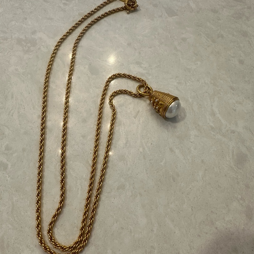 Julie Vos pearl pendant necklace